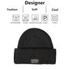 Dual Purpose Barak Hat Fashion Letter Labeled Woolen Hats Men Hip Hop Cap Knitted Caps for Autumn and Winter
