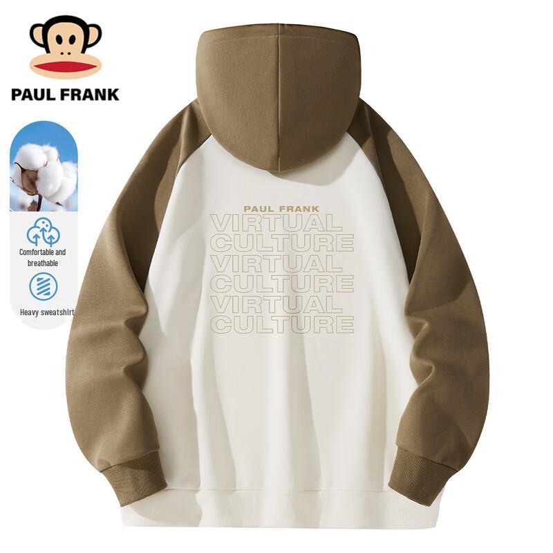 Paul Frank Men s Colorblock Raglan Sleeve Loose Fit Hoodie L 3349₽