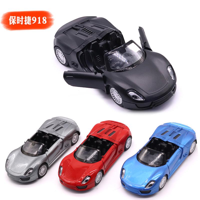 

1:32 Porsche 918 Alloy Car Детская игрушечная модель автомобиля синий