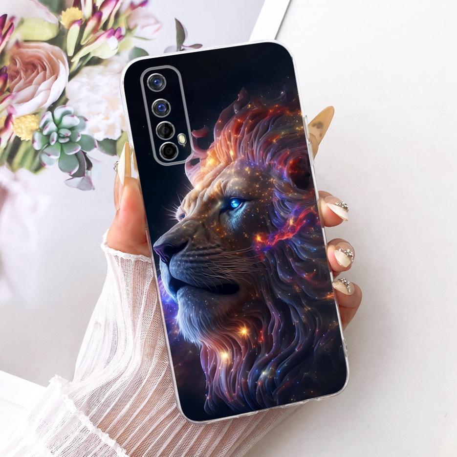 For Realme 7 Pro Case RMX2170 Luxury Butterfly Tree Painted Cover Soft Slim Phone Case For Realme 7 5G Realme7 4G RMX2155 Fundas