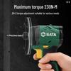 SATA ChiE Series 20V Brushless Cordless Drill/Driver CN Plug (adapter Included)
