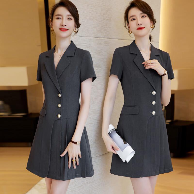 Women s Short Sleeve Professional Dress M