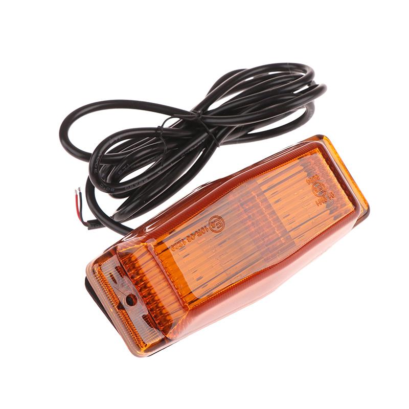 

1 шт. Янтарный белый светодиодный передний двойной фонарь / габаритный фонарь для ретро-грузовика Onesize