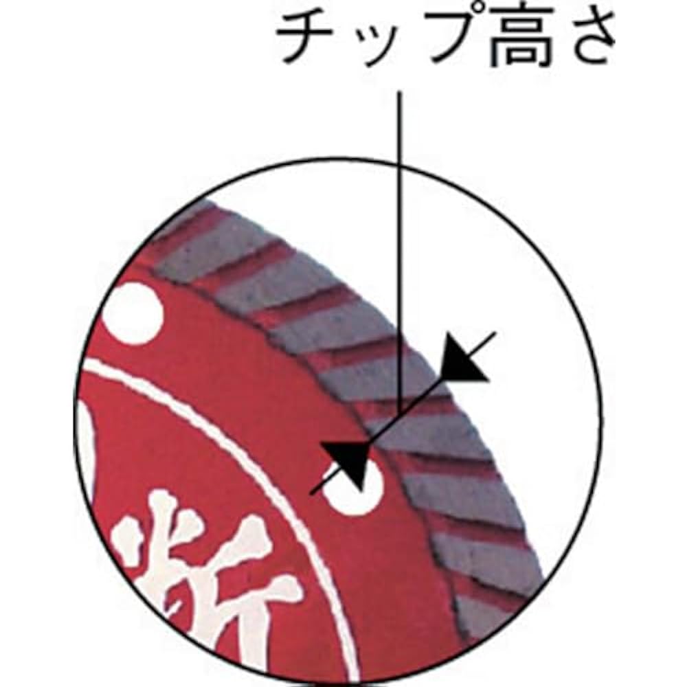Robtex Diamond Wheel (Dry Type) Cutting King Wave Type 152mm WA150