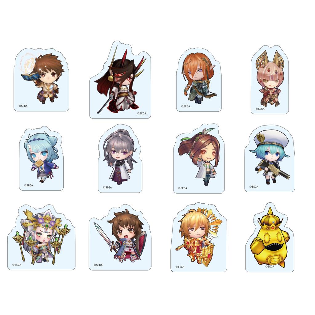 Chain Chronicle Trading Mini Acrylic Blocks Vol.2 12-Piece Box