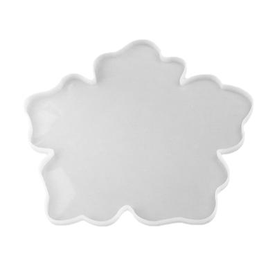 2Pcs Creative Flower DIY Silicone Mold for Resin Coasters Pendant Base Making Handicrafts Home Epoxy Supplies