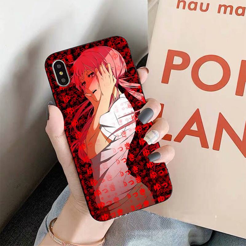 Mirai Nikki Future Diary Phone Case Silicone Soft for Iphone 14 13 12 11 Pro Mini XS MAX 8 7 6 Plus X XS XR Cover