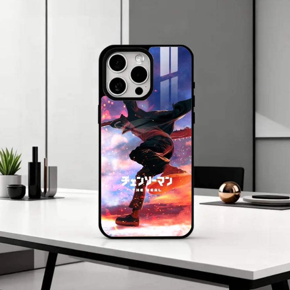 C-Chain-saw Man Reze Phone Case For iPhone17,16,15,14,13,12,11 Plus,Pro Max Magnetic For Magsafe Wireless Charging