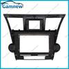Gamnew 10 Inch Car Frame Fascia Adapter Cable Android Radio Dash Fitting Panel Kit For Toyota Highlander 2007-2013
