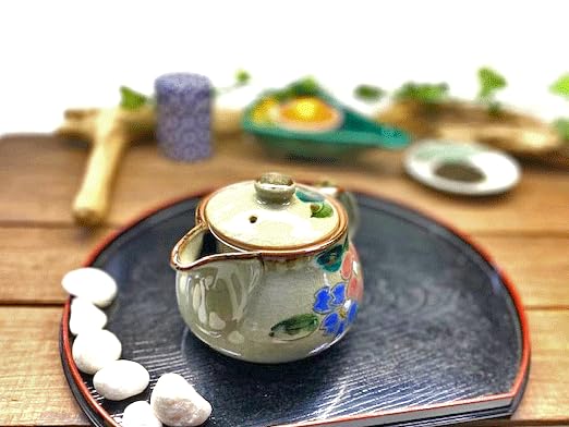 Kutani Combinație mare sasanqua [ceainic/ceainic] [poza din spate]