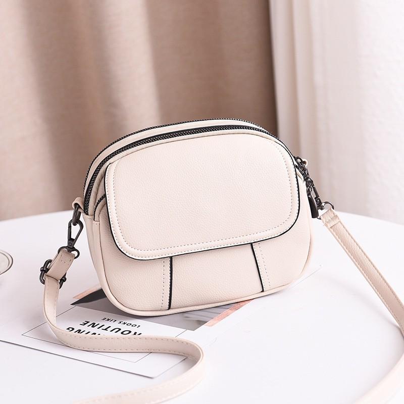 Women's Autumn/Winter 2025 Korean Style Round Crossbody Bag