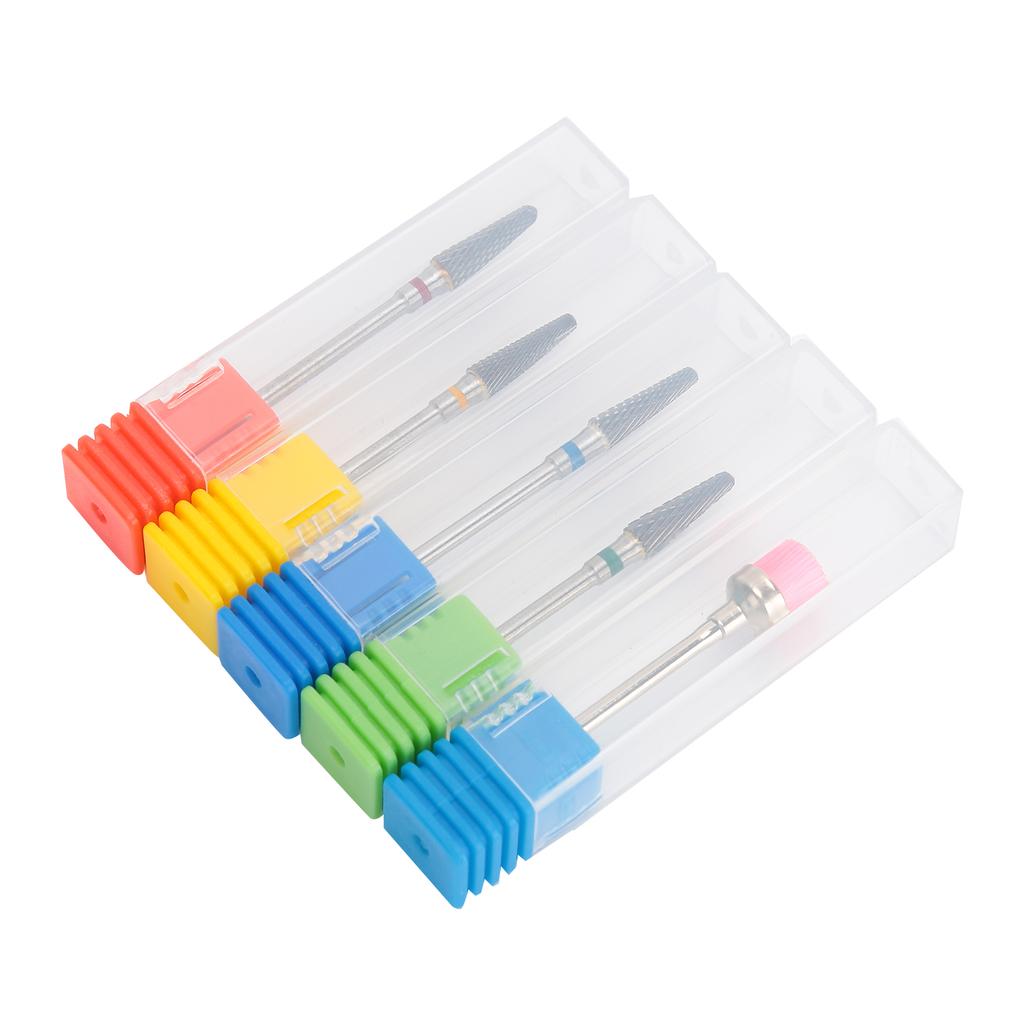 Nail Art Drill Bit Manicure Polishing Grinding Head Tungsten Steel Nail Polisher Accessory