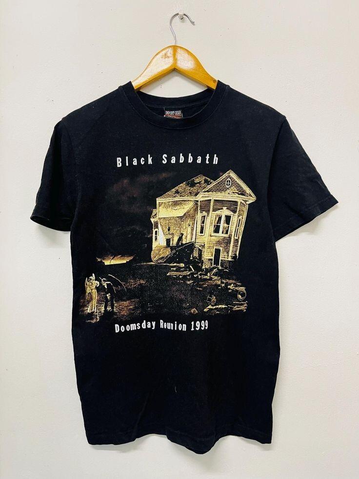 Vintage 90s Black Sabbath Doomsday Reunion 1999 T-Shirt FL0390 Unisex T-Shirt XL
