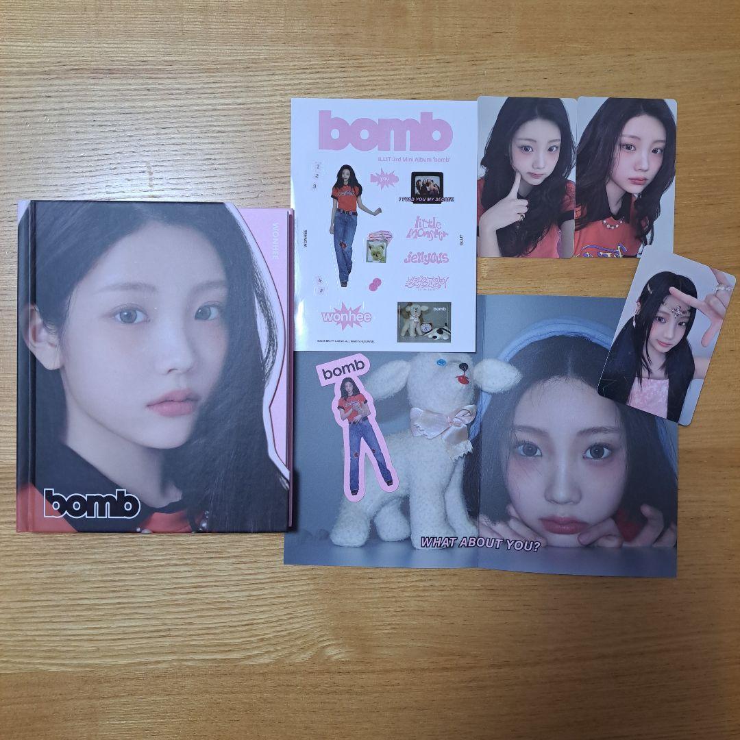 

[USED] ILLIT bomb (GLLIT version) Wonhee Weverse bonus trading card