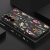 Flower Print Lanyard Case For Samsung Galaxy S24 S23 S22 Ultra S21 FE A14 A34 A52 A54 A15 A25 A35 A55 5G A16 A56 S25 Plus Cover