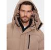 Winter Jacket Brave Soul MJK-ELSDONSTONE Beige Color, Standard Fit