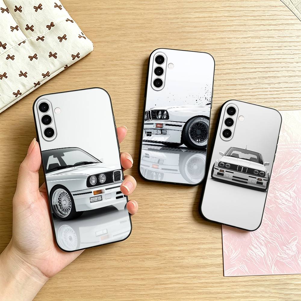 E30 CAR Phone Case For Samsung Galaxy A73,A72,A71,A70,A53,A52,A51,Others Soft Black Cover