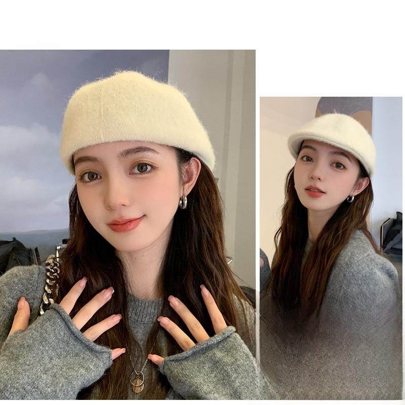 Uk Fashion Beret With Warm Breathable Material For Autumn Outdoor And Commuting