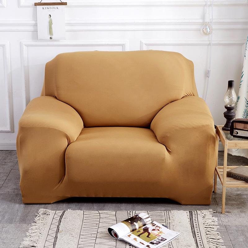 Husă de Sofa Simplă Modernă Culoare Uni Elastică Husă de Sofa All-Inclusive Husă de Sofa Acoperire Completă Perna de Sofa Concubina Imperială De Persoană Singură Trei Persoane