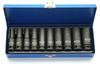 Adler Set Of Long Impact Sockets 1/2" 10 Pcs