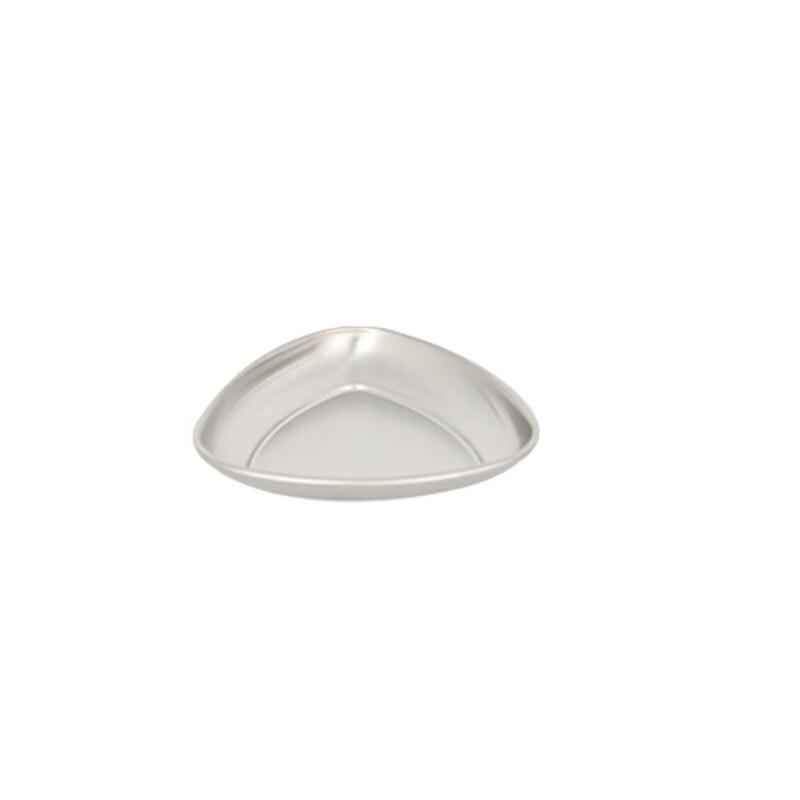 ZISIZ Stainless Steel Triangular Dipping Bowls, Set of 4