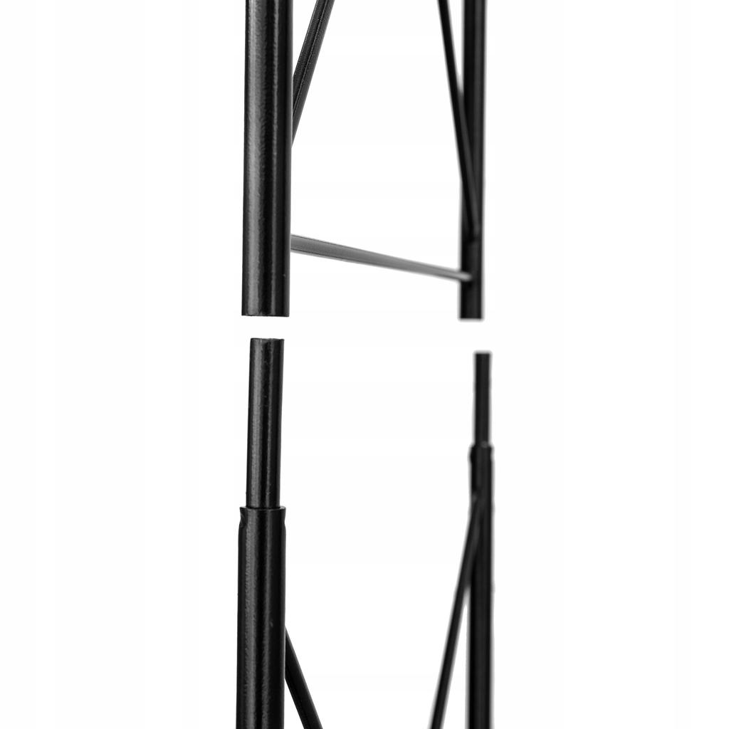 KADAX Pergolă de grădină metalică Arc pentru trandafiri cățărători Flori Suport pentru flori 255cm