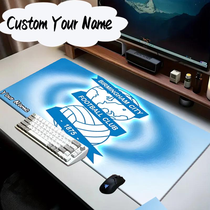 Custom Name Mouse pad Birmingham Football Club Mouse pad, Gaming Mouse Pad, keyboard pad, Desk Decor for computer notebook Fan Birthday Gift