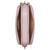 Tory Burch Miller Logo Pattern Zip Closure Patent Leather Mini Shoulder Crossbody Bag Women Bags Pink 165153-500