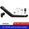 Car Exterior Accessories Air Ram Intake Snorkel Kit For 1983-1989 TOYOTA Hilux 65 Series Off Road 4x4 Wading Breath Hose Pipe