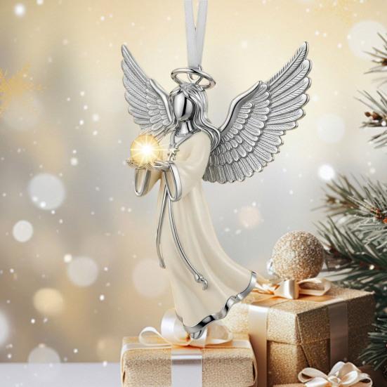 Yousheng Heavenly Angel Ornament Guardian Angel Hanging Decoration Miniature Angel Pendant for Christmas Tree Home Festive Decor Xmas Gift