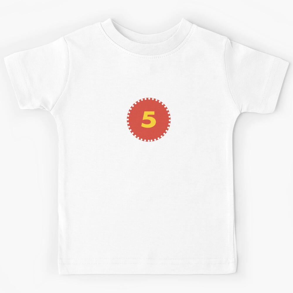 Fifth birthday, Number Five, Fifth birthday shirt Kids T-Shirt 150
