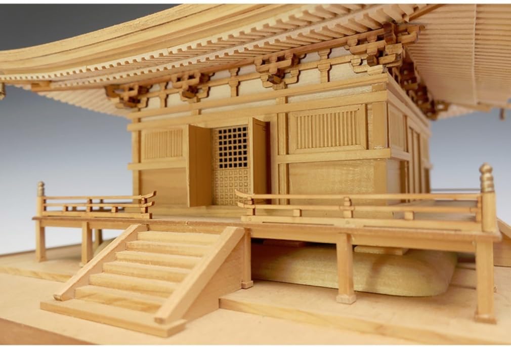 Woody Joe 1/50 Ishiyama-dera Temple Pagoda Wooden Model Assembly Kit (Building)