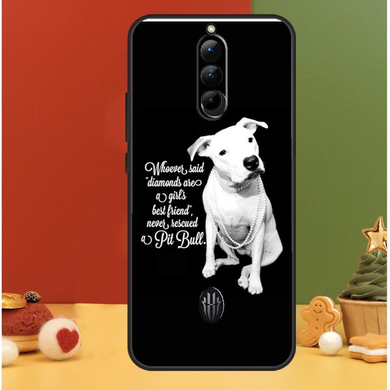 Pit Bull Lovely Pet Dog Pitbull Case For ZTE Nubia Red Magic 10 Pro 9 8 8S 9S 10S 11 Pro Plus 6R 6 7 6S 7S Pro 10 Air Cover