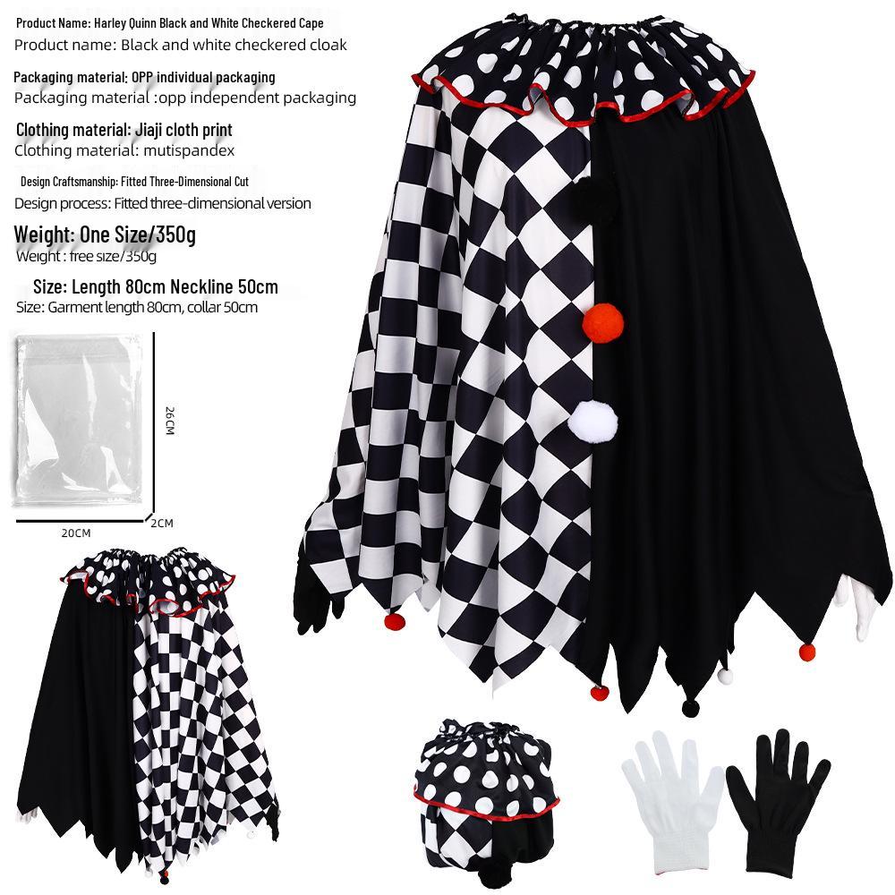 Halloween Horror Clown Costume for Cosplay & Stage Performance