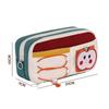 High Quality Black Cat Pen Bag Large Capacity Multilayer Stationery Bag Portable Pencil Case Back To School