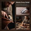 Practical Curved Blade Leather Skiving Tool Sharp Edge Durable Leather Thinning Tool Manual Use Handmade Skiving Tool Diy Making