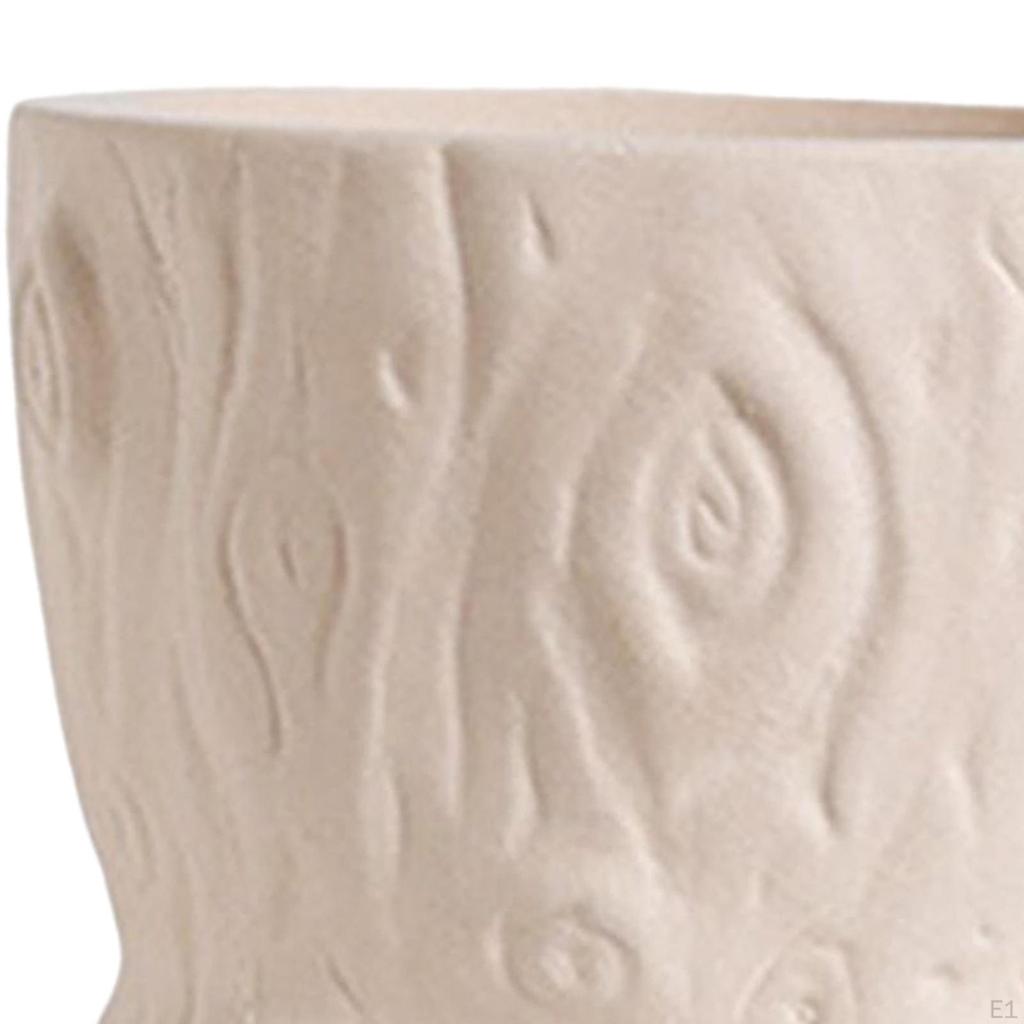 Cute Ceramic Flower Planter Pot Bonsai Container Small Ornament Vase for Home Balcony Desktop Living