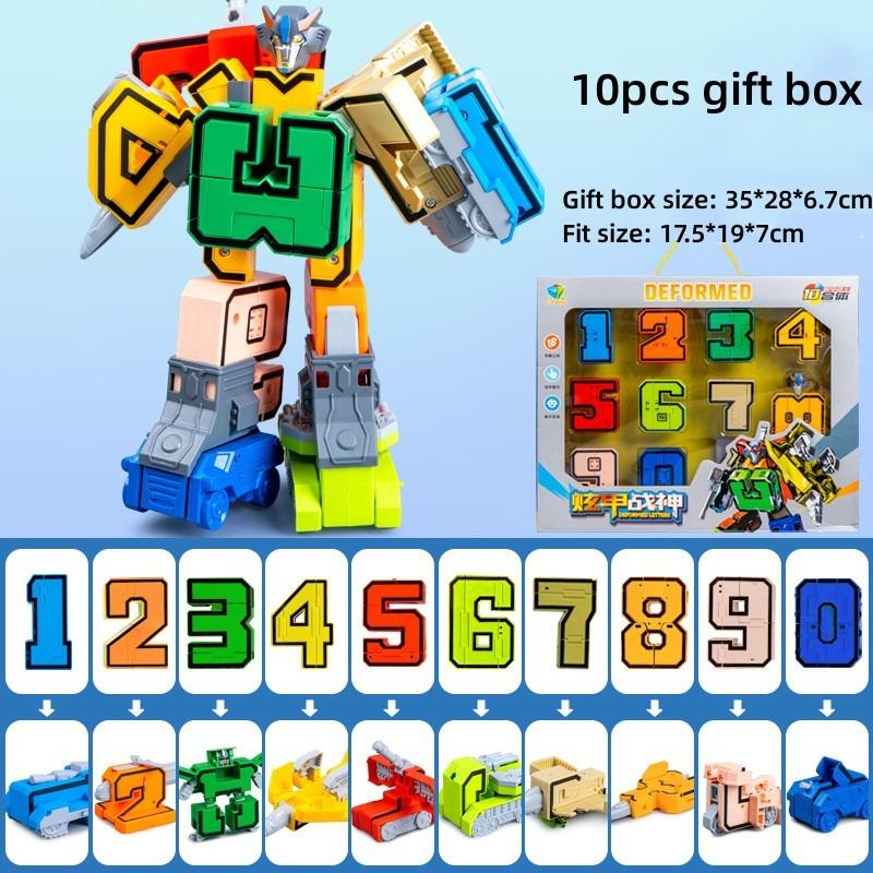 

Розвиваючі іграшки 0-9 Digital Morphing Toys Early Education Number Boys Assembled Gifts