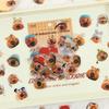 40 Sheets/Bag Playful Puppy Hand Ledger Sticker Bag Kitty Ledger Material Creative Stickers  Student