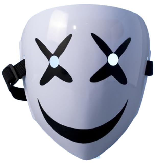 Cosplay Horror Mask, Ghost Mask, Halloween, Comiket, Christmas, Events, Parties, Costumes, Presentations (with XX Eyes)