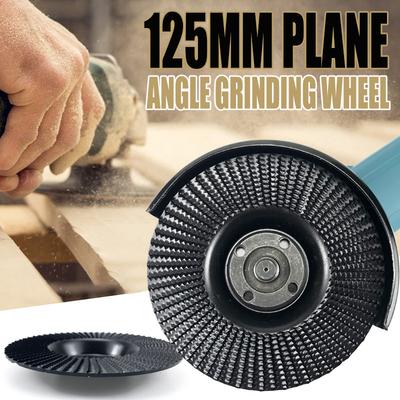 125mm Plane Bevel Angle Grinding Wheel Woods Polishing Wheel Wood Carving Sanding Tool Abrasive Disc Tools For Wood Cutting