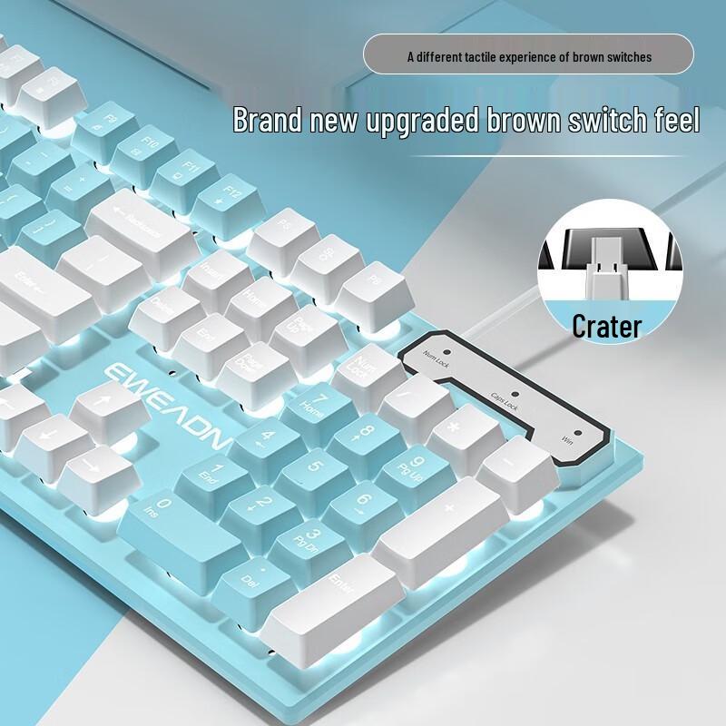 EWEADN GX Series Wired Gaming Keyboard and Mouse Combo