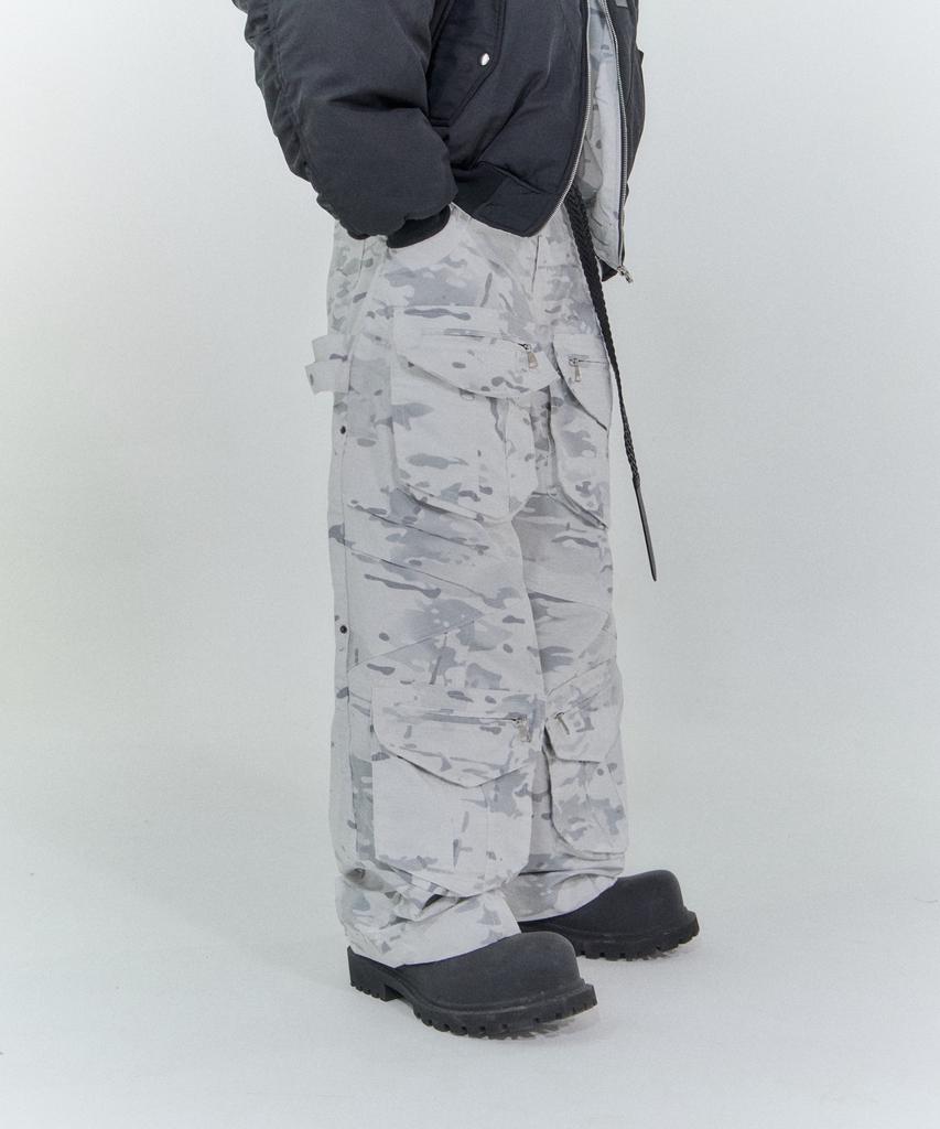 Poseusenseutibeu Fst Mehrzweckhose Weiß Camo