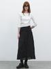 Atelier Nine Wrinkle Shirring Long Skirt (Sk-5077)