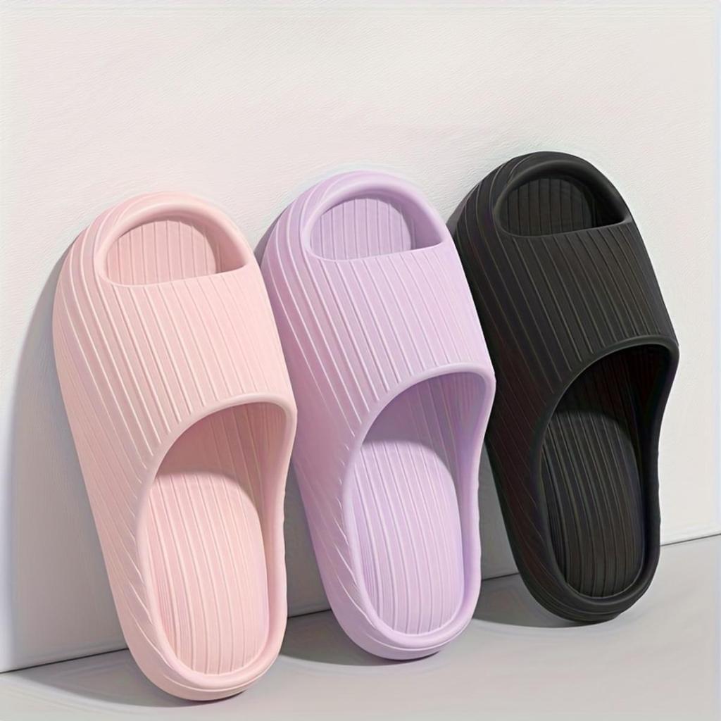 Comfortable EVA Slippers - Thick-soled, Non-slip, Casual Slip-on Slippers, Perfect for Indoor/outdoor Use, Beach and Family Relaxation, Slippers