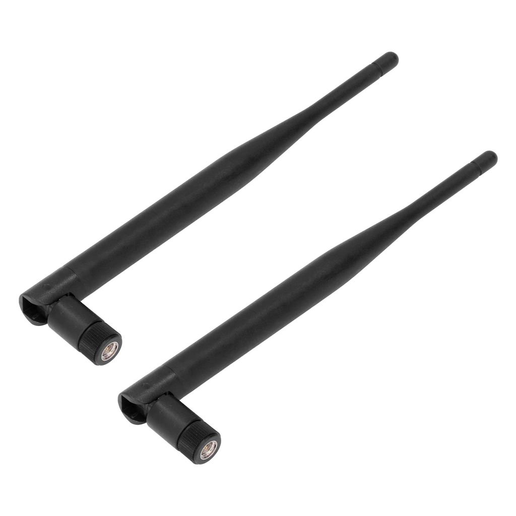 2pcs Network Antenna 5dBi 2.4G 5.8G Dual Band SMA Inner Pin Folding Signal Antenna for Routers Vending Machines