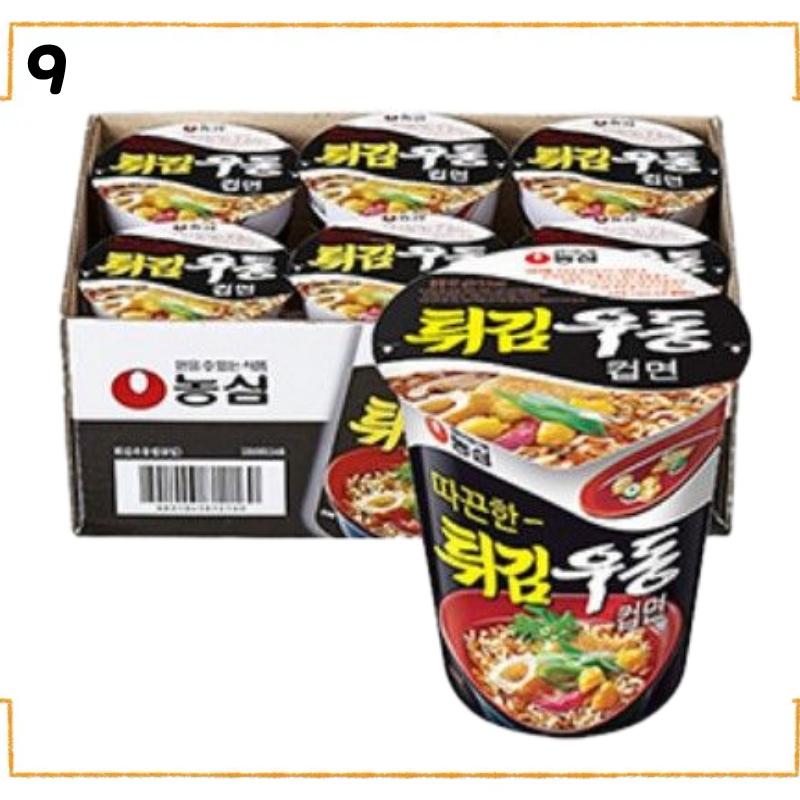 Korean Cup Ramen 6 Pack Set | Nongshim Ottogi Samyang Paldo | Small Cup Instant Noodles