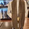 Bachi Wool 100% Herringbone Brown Beige Muffler VM1M4BR117 IO_Bupyeong Branch