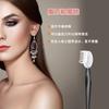 Spot Two-color Handle Curling Eyelash Curler False Eyelash Assistant Eyebrow Trimming Knife Steel