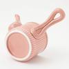 This lightweight teapot features a hand-painted floral lid, a 9cm diameter, and a 350ml capacity. Its delicate pink design features a long,